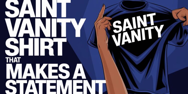 Bold Streetwear: Saint Vanity shirt That Makes a Statement