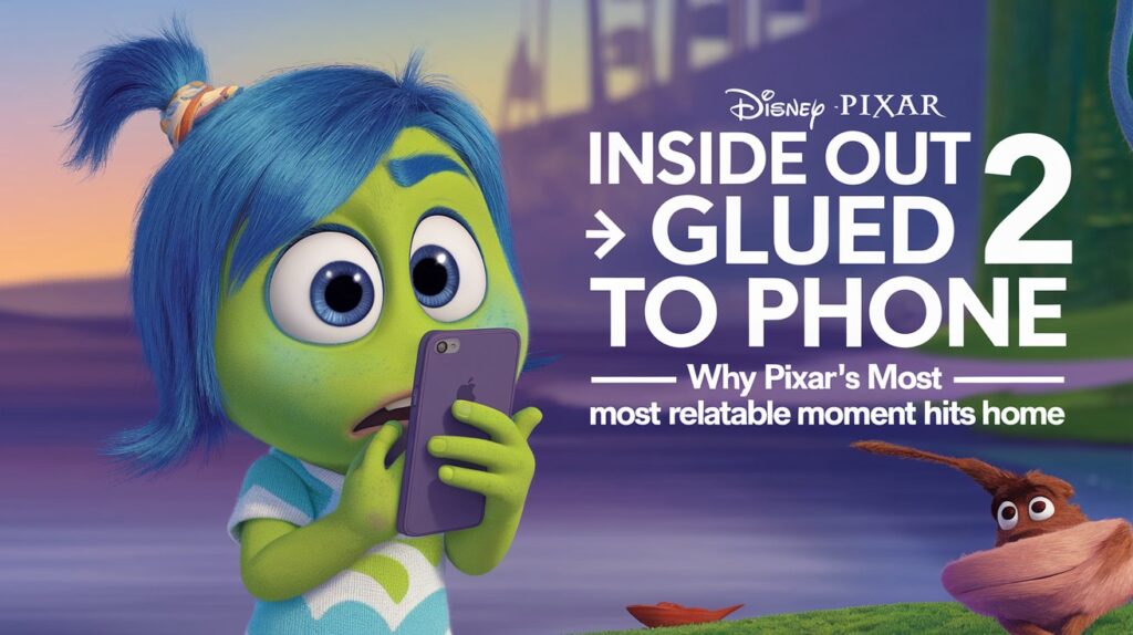 Inside Out 2 Glued to Phone