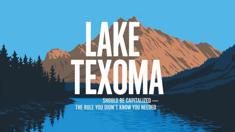 Lake Texoma Should Be Capitalized