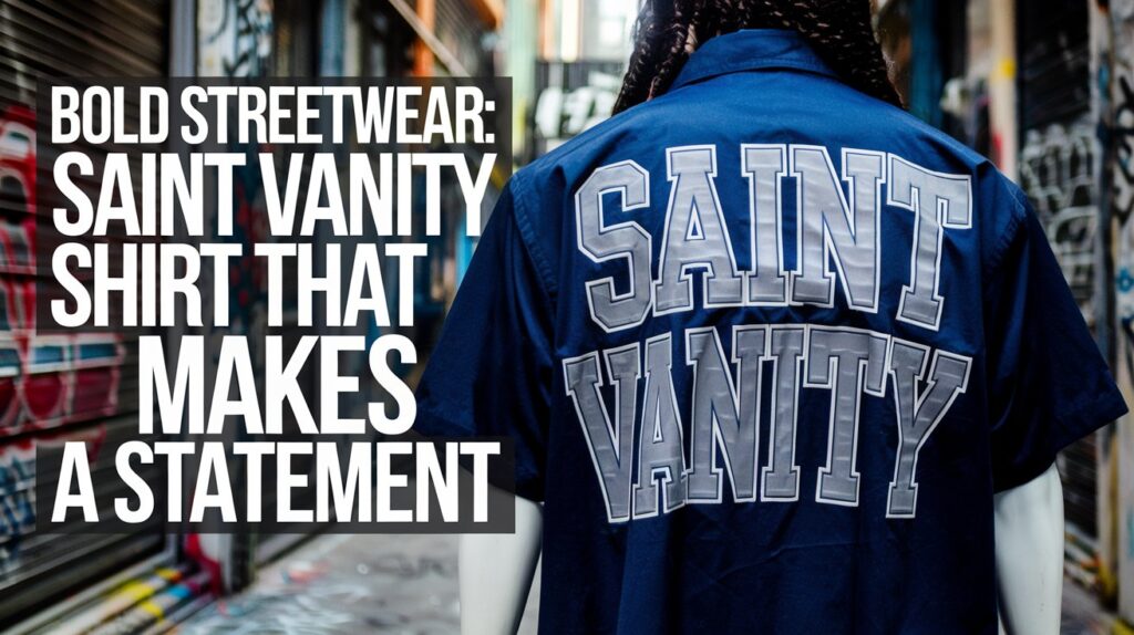 Bold Streetwear: Saint Vanity shirt That Makes a Statement