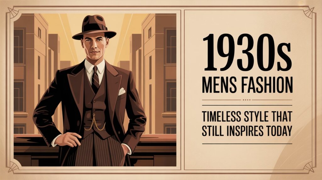 1930s Mens Fashion: Timeless Style That Still Inspires Today