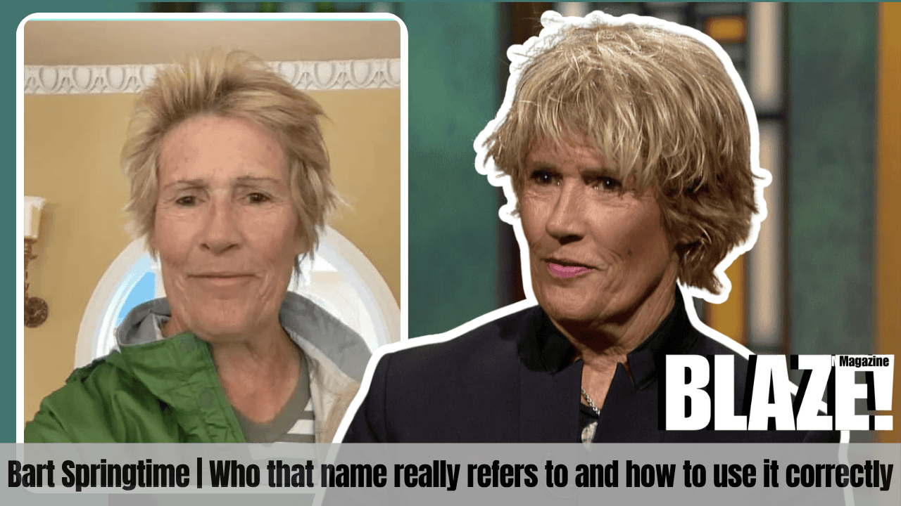 Bart Springtime | Who that name really refers to and how to use it correctly