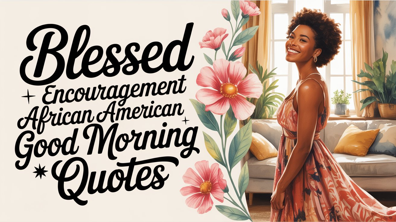 Blessed Encouragement African American Good Morning Quotes