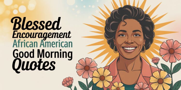 Blessed Encouragement African American Good Morning Quotes
