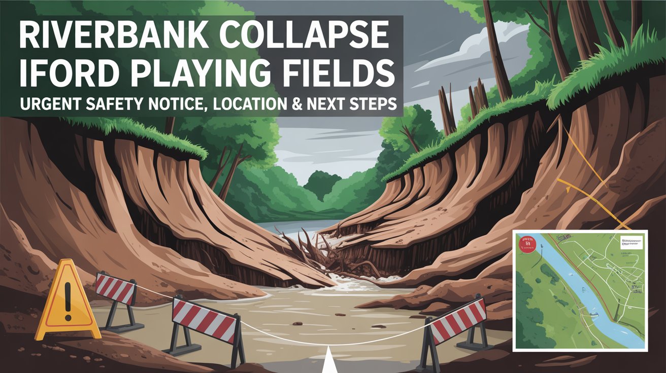 Riverbank Collapse Iford Playing Fields
