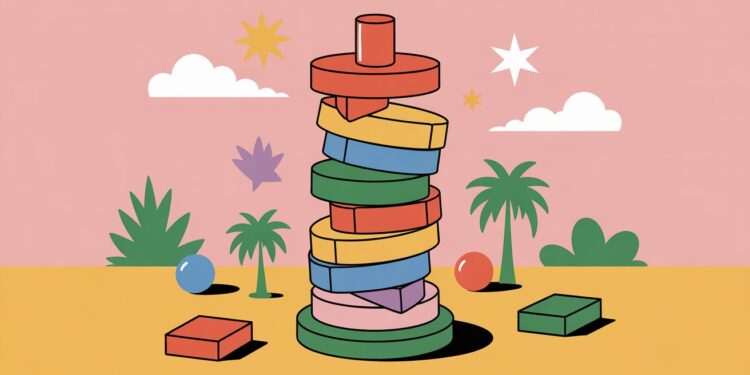 Shop Sunnylife Giant Jumbling Tower