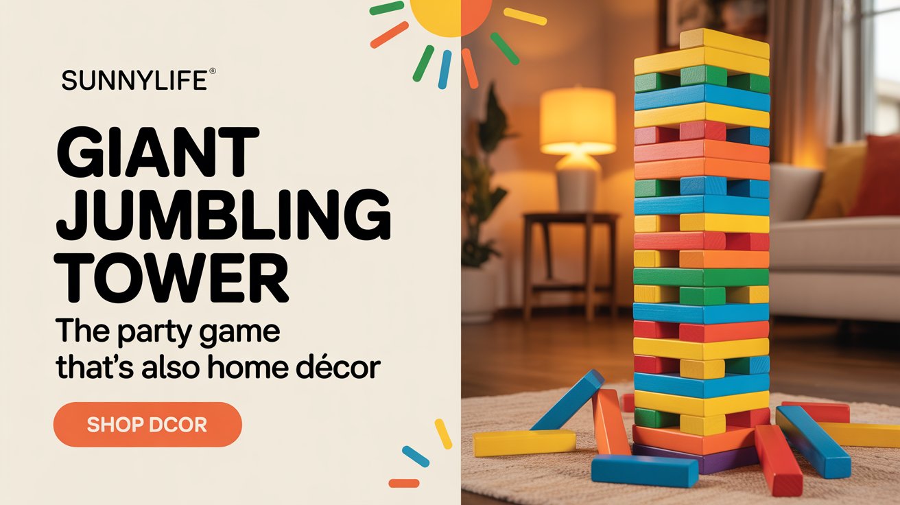 Shop Sunnylife Giant Jumbling Tower