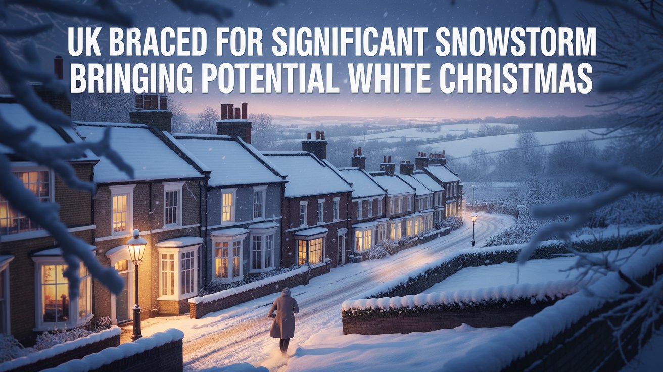 UK Braced For Significant Snowstorm Bringing Potential White Christmas