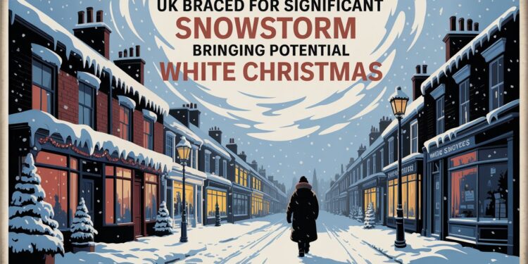 UK Braced For Significant Snowstorm Bringing Potential White Christmas