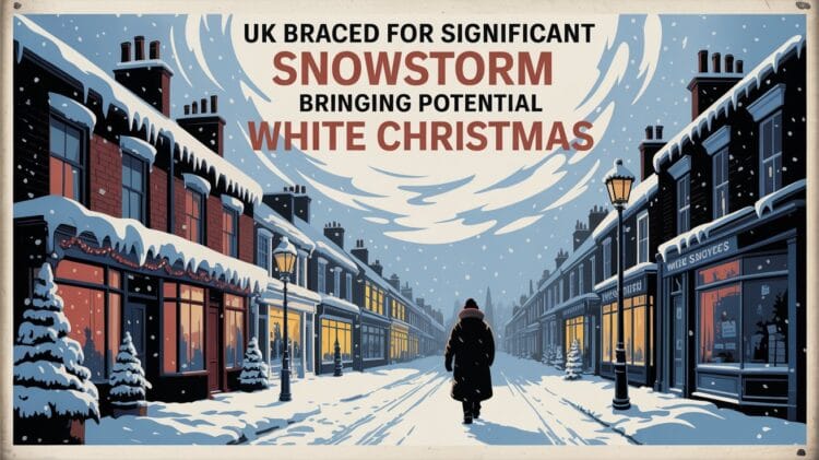 UK Braced For Significant Snowstorm Bringing Potential White Christmas