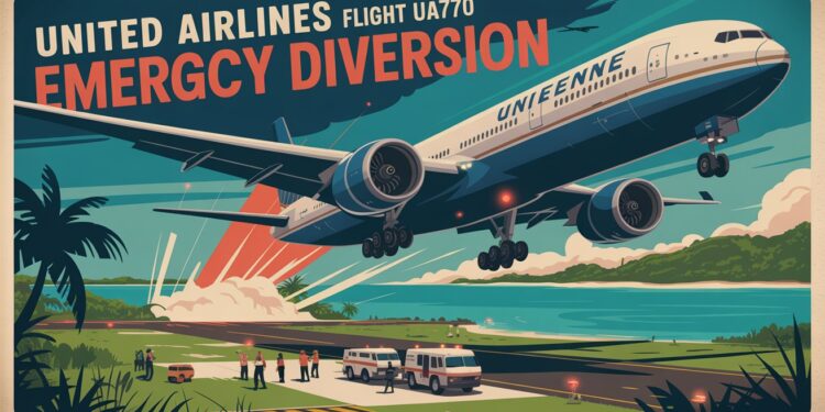 United Airlines Flight UA770 Emergency Diversion