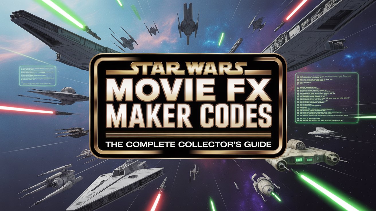 Star Wars Movie FX Maker Codes