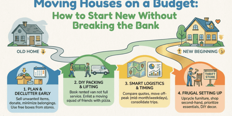 Moving Houses on a Budget How to Start New Without Breaking the Bank