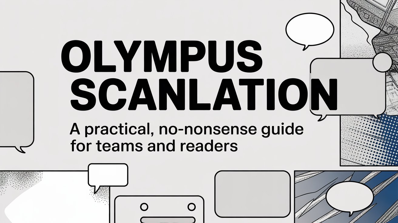 Olympus Scanlation | A Practical, No-Nonsense Guide for Teams and Readers