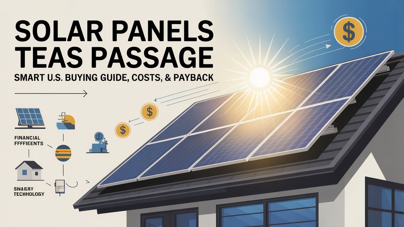Solar Panels Teas Passage | Smart U.S. Buying Guide, Costs, & Payback
