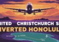 United Christchurch SFO Diverted Honolulu