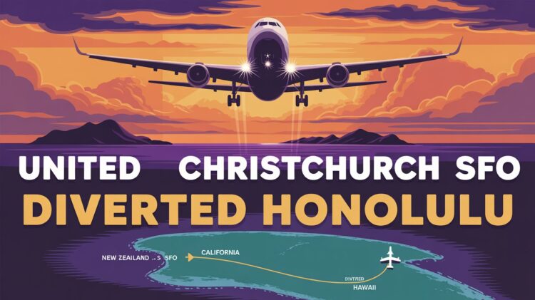 United Christchurch SFO Diverted Honolulu