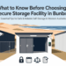 What to Know Before Choosing a Secure Storage Facility in Bunbury