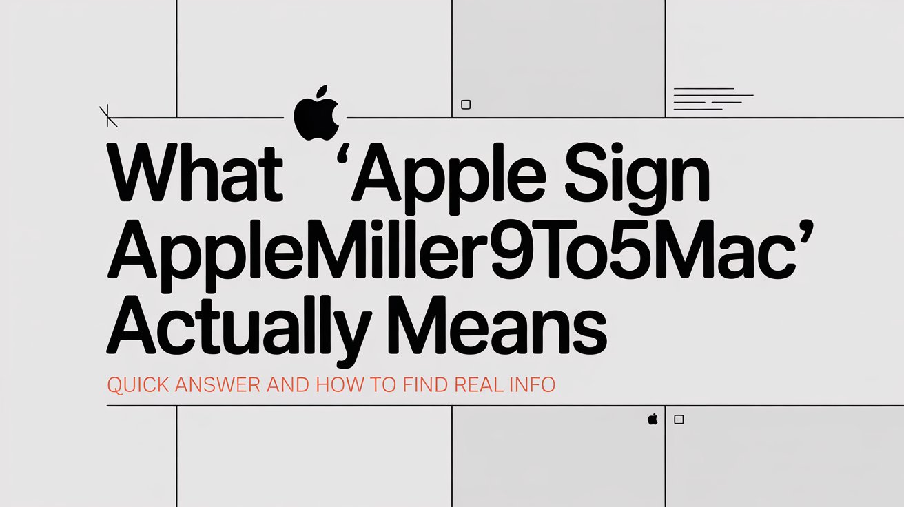 Apple Sign Applemiller9To5Mac