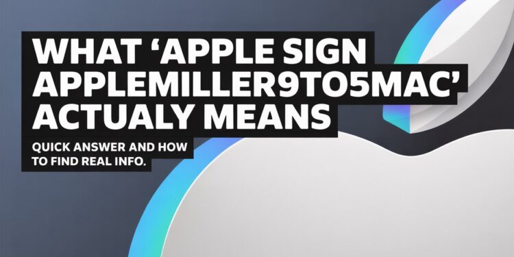 Apple Sign Applemiller9To5Mac