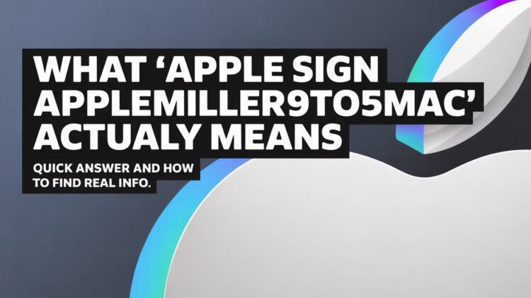 Apple Sign Applemiller9To5Mac