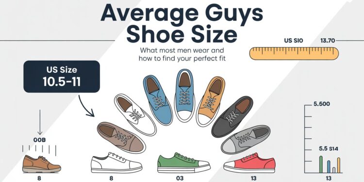 Average Guys Shoe Size
