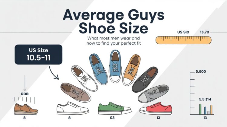 Average Guys Shoe Size