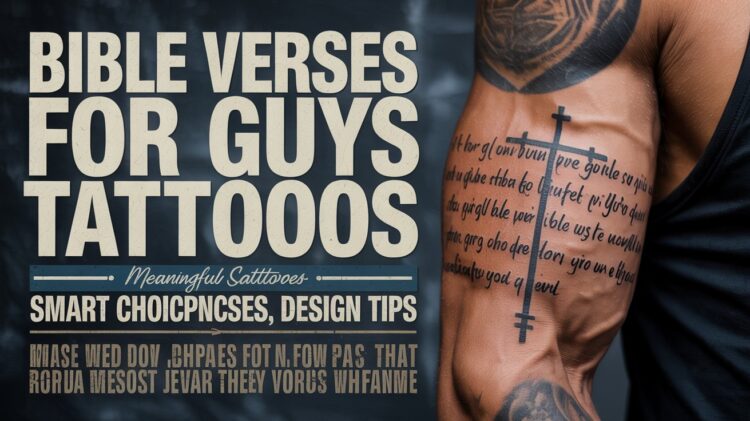 Bible Verses For Guys Tattoos