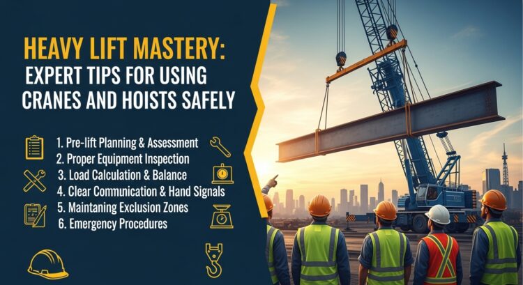 Heavy Lift Mastery: Expert Tips for Using Cranes and Hoists Safely