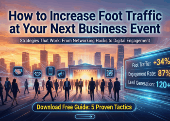How to Increase Foot Traffic at Your Next Business Event
