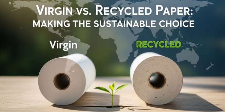 Virgin vs. Recycled Paper: Making the Sustainable Choice