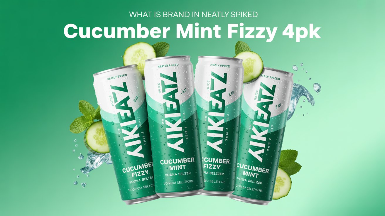 What Is Brand In Neatly Spiked Cucumber Mint Fizzy 4pk