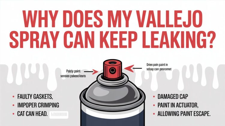 Why Does My Vallejo Spray Can Keep Leaking