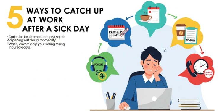 5 Ways to Catch Up at Work After a Sick Day