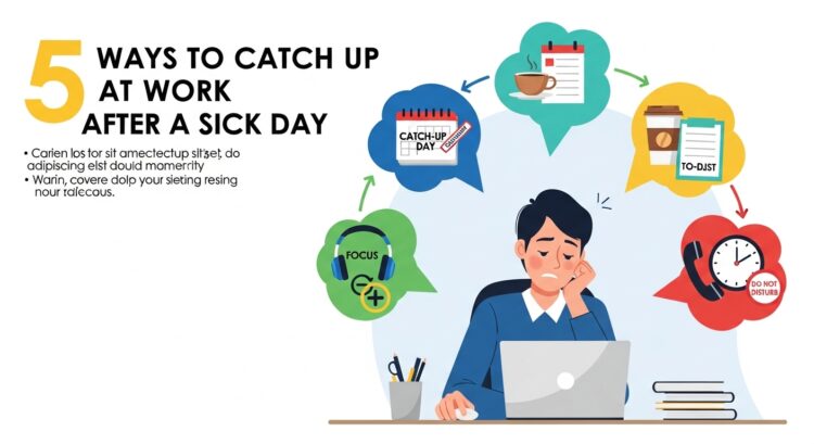 5 Ways to Catch Up at Work After a Sick Day