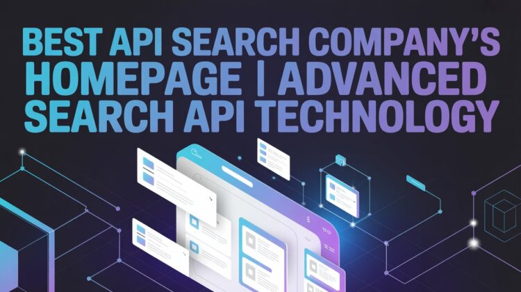 Best API Search Company's Homepage