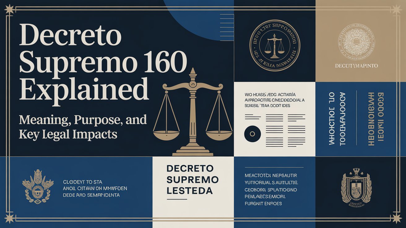 Decreto Supremo 160