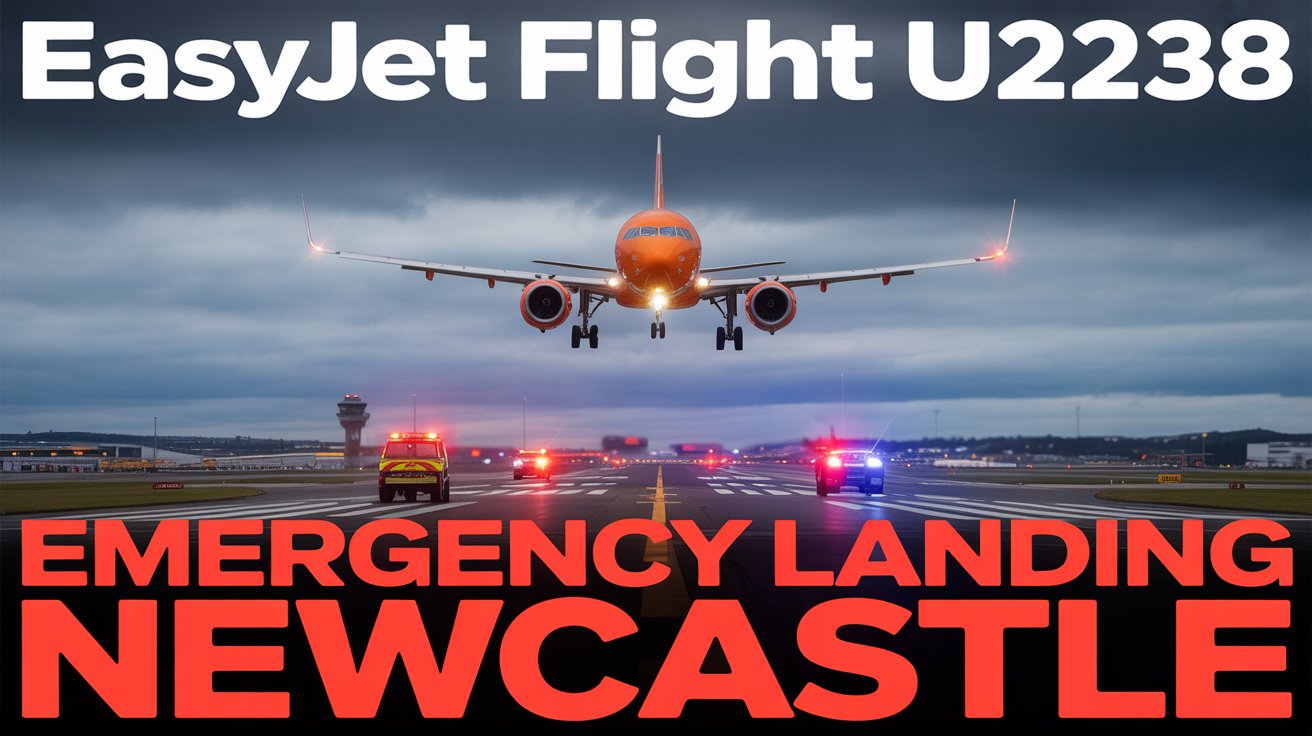 EasyJet Flight U2238 Emergency Landing Newcastle