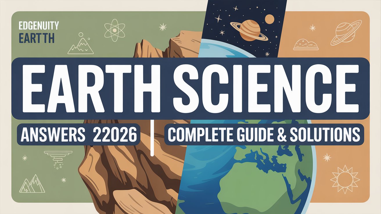 Edgenuity Earth Science Answers
