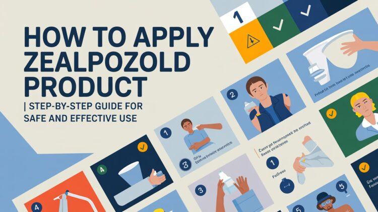 How to Apply Zealpozold Product