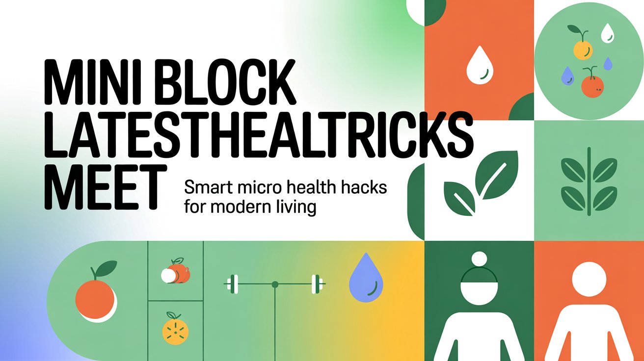 Mini Block LatestHealthTricks Meet