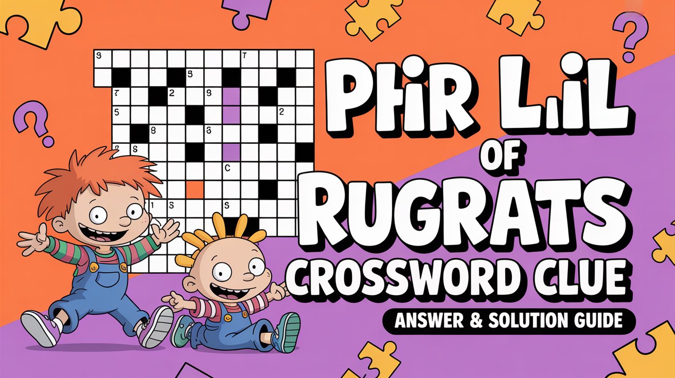 Phil or Lil of Rugrats Crossword Clue
