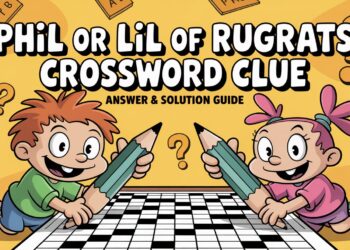 Phil or Lil of Rugrats Crossword Clue