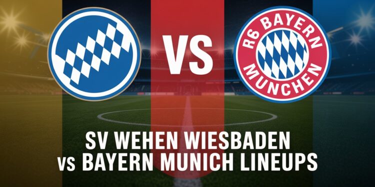 SV Wehen Wiesbaden vs Bayern Munich Lineups