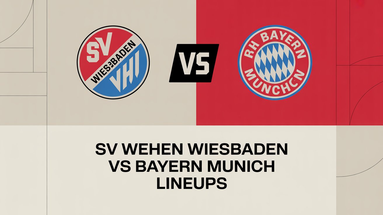 SV Wehen Wiesbaden vs Bayern Munich Lineups