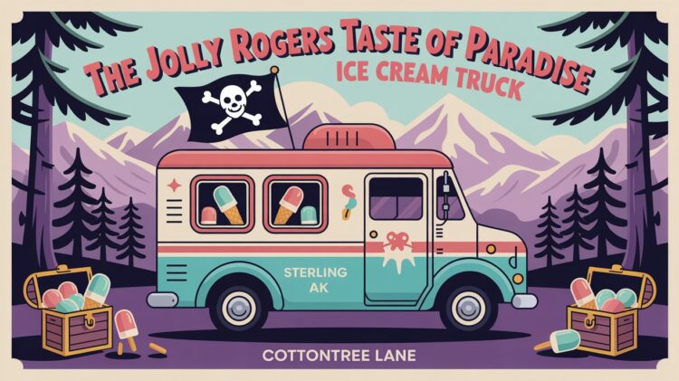 The Jolly Rogers Taste of Paradise Ice Cream Truck Sterling AK