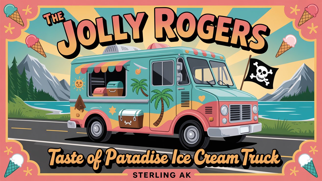 The Jolly Rogers Taste of Paradise Ice Cream Truck Sterling AK