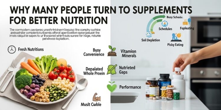 Why Many People Turn to Supplements for Better Nutrition