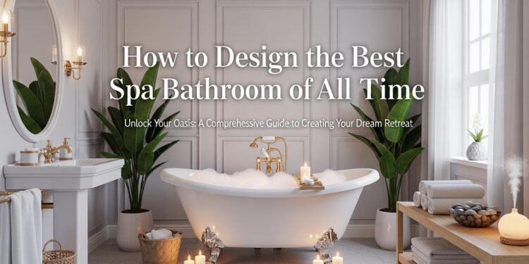 How to Design the Best Spa Bathroom of All Time 