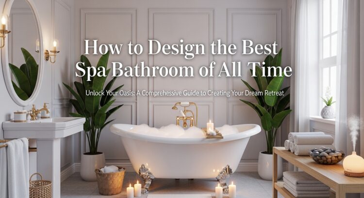 How to Design the Best Spa Bathroom of All Time